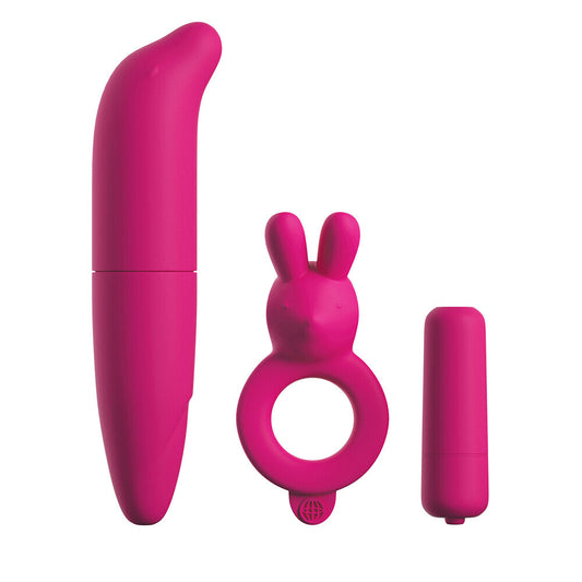 Classix Couples Vibrating Starter Kit Pink