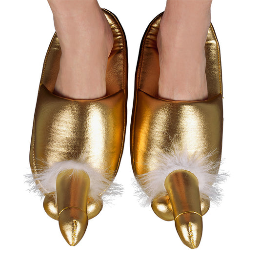 Golden Penis Slippers - Naughty Toy Company