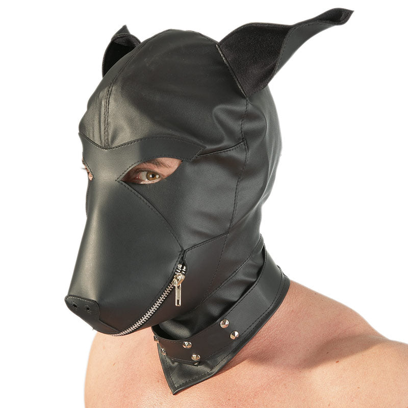 Imitation Leather Dog Mask - Naughty Toy Company