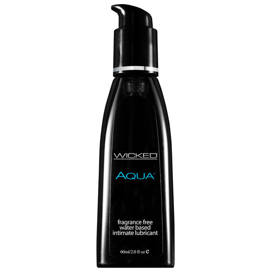 Wicked Aqua Fragrance Free Waterbase Lubricant 60mls