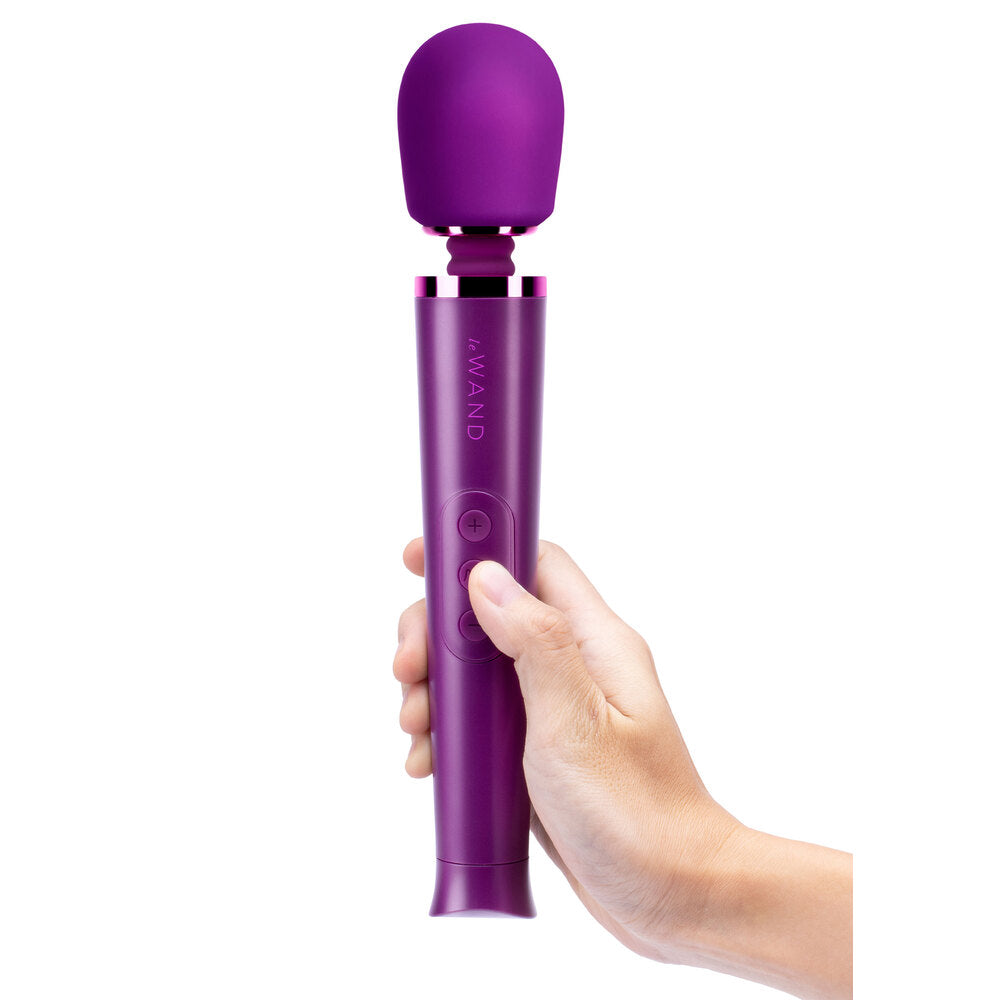 Le Wand Petite Rechargeable Vibrating Massager Dark Cherry