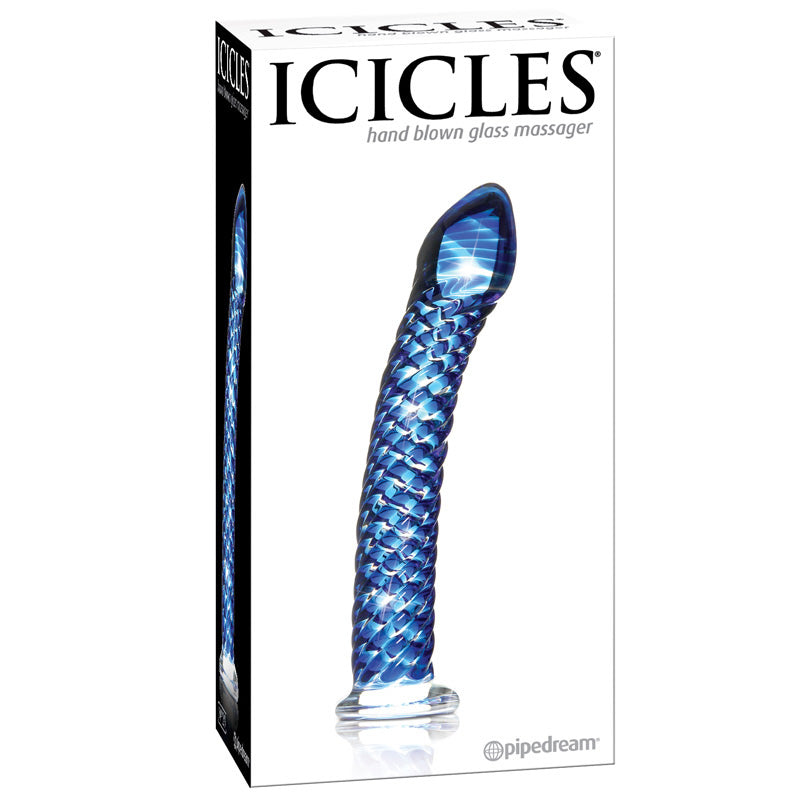 Icicles 29 Hand Blown Glass Massager - Naughty Toy Company