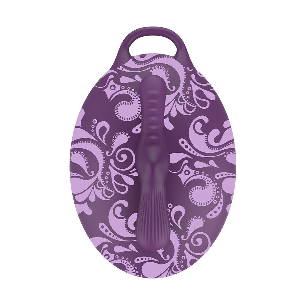 Bouncy Bliss Sit On Vibrator Purple