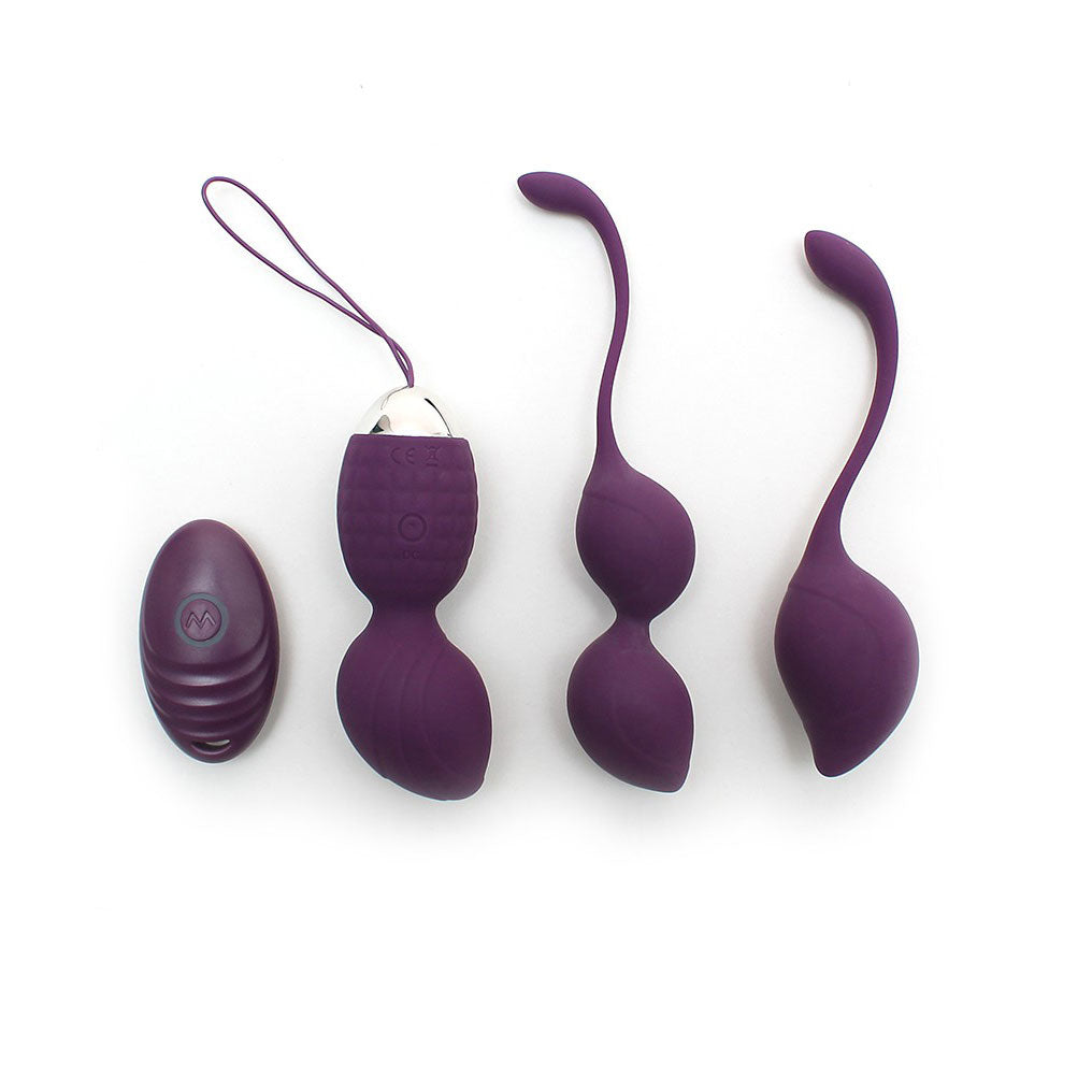 Rimini Vibrating Kegel Ball Set With Remote Control