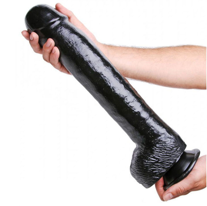 The Black Destroyer Huge Suction Cup Dildo - Naughty Toy Company